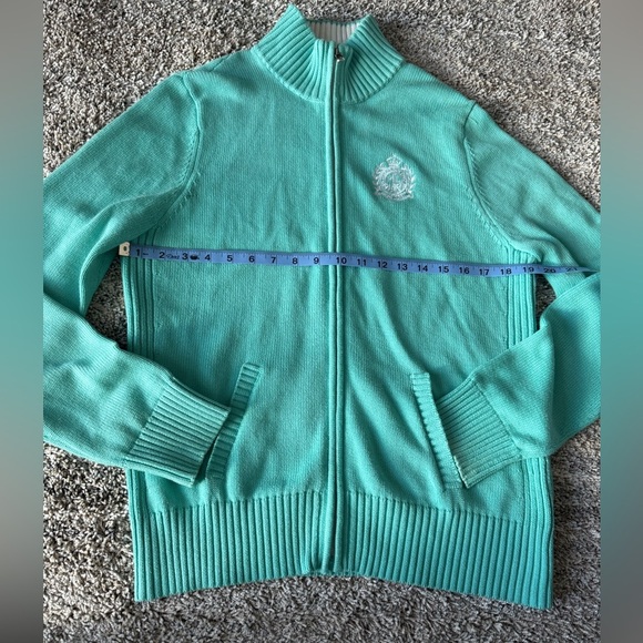 Vintage Lauren Ralph Lauren Active Cardigan Crest - Picture 10 of 11